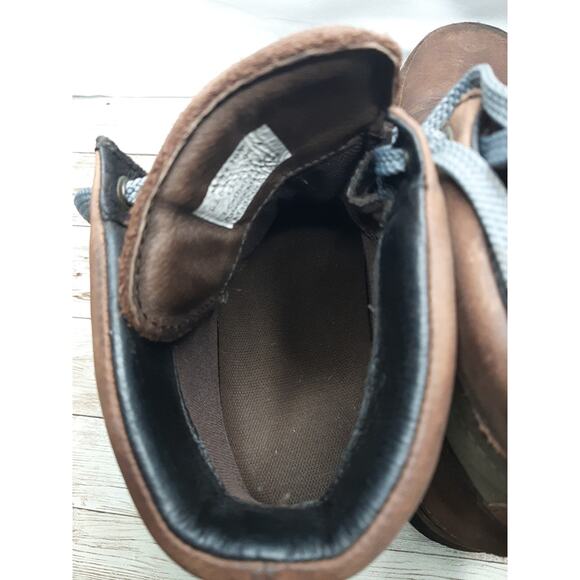 Men Cabela's 4 Sz 10M Brown Leather Ankle Boot Hunting Hiking Outdoors - Picture 14 of 16